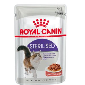 Royal Canin Feline Health Nutrition Sterilised Cat Pouch 85 g