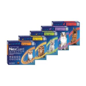 NEXGARD SPECTRA CÂINI S 3,5-7,5 KG (3 COMPRIMATE/CUT)