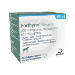 FORTHYRON TRATAMENT HIPOTIROIDISM CANIN 200 MCG*50 TB PALATABILE