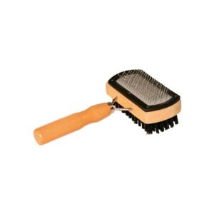 PERIE TESALA DUBLA DE LEMN PENTRU CAINI KERBL 17x10CM