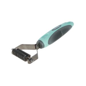 TESALA DESCALCIRE PAR PENTRU CAINI KERBL TURQUOISE/GREY 18x7CM/20 LAME