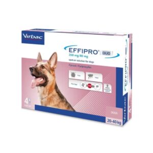ANTIPARAZITAR EXTERN PENTRU CAINI EFFIPRO DUO 268 MG/80 MG 2,68 ML*4 PIP