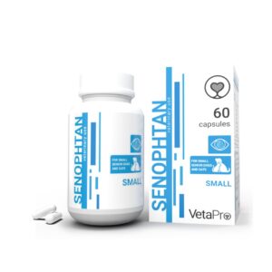 VETAPRO SENOPHTAN SMALL 60CAPS/CUT SANATATE NEUROLOGICA CAINI SI PISICI SENIORI DE RASE MICI