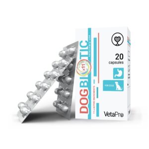 VETAPRO DOGBIOTIC 20CAPS/CUT SUPORT DIGESTIV CAINI