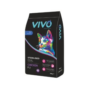 VIVO HRANA USCATA SUPER PREMIUM PENTRU PISICI ADULTE STERILIZATE CU PUI 10KG
