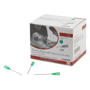 Ace hipodermice de unica folosinta, 21G, verde, 0,80 x 40 mm, 100 buc/set