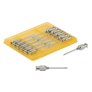 Ace metalice 1,6 x 25 mm 16G x 1 inch, Luer Lock, 12/set