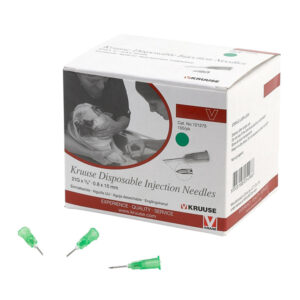 Ace hipodermice de unica folosinta, 21G, verde, 0,80 x 10 mm, 100 buc/set
