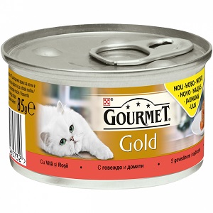 Gourmet Gold Savoury Cake cu vita si rosii 85 g