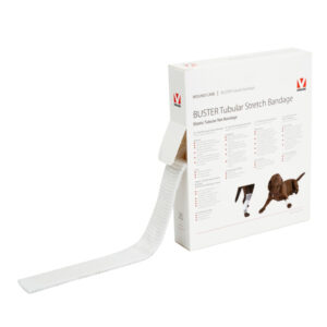 Bandaj tubular elastic Buster, alb, 2,5 cm x 6,5 m