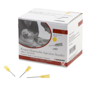 Ace hipodermice de unica folosinta, 20G, galben, 0,9 x 25 mm, 100 buc/set