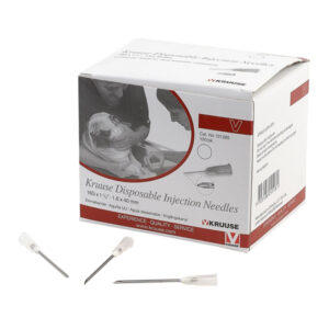 Ace hipodermice de unica folosinta, 16G, alb, 1,60 x 40 mm, 100buc/set