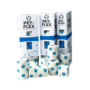 Bandaj adeziv flexibil Pet-flex cu design tip labute 5,0 cm x 4,5 m, 10/set