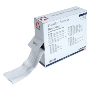 Bandaj tubular elastic Buster, alb, 1,25 cm x 6,5 m