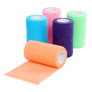 Bandaj adeziv flexibil Vet-Flex 10 cm x 4,5 m, diverse culori asortate, 1 buc