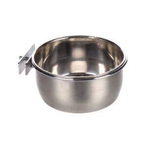 HRANITOARE FLAMINGO PENTRU COLIVII DIN INOX CU SUPORT M 12CM/580ML