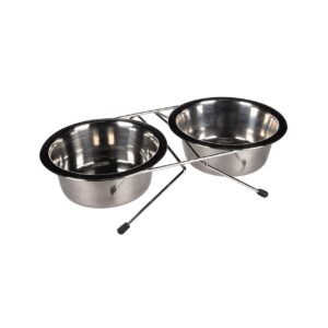 SUPORT+CASTRON DIN INOX PENTRU CAINI FLAMINGO DINNER 11CM