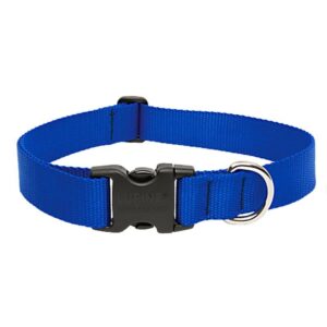 ZGARDA NYLON PENTRU CAINI  BLUE CLICK 10MM*20-35CM