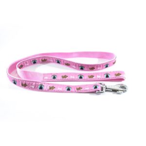 LESA PENTRU CAINI NYLON MOL CU MODEL PINK 10MM*130CM/L5502.10130A