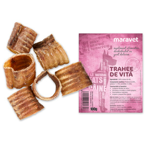 Recompensa pentru caini, trahee de vita, 100 g