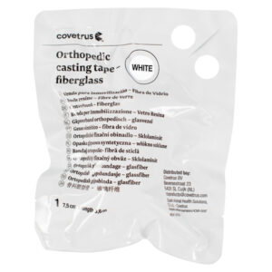 Bandaj ortopedic, din fibra de sticla, alb, 7,5cm x 3,6m CVET