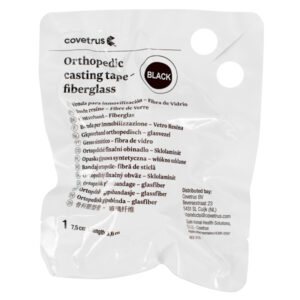 Bandaj ortopedic, din fibra de sticla, negru, 7,5cm x 3,6m CVET