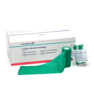 Bandaj autoadeziv flexibil Vet Flex 10 cm x 4,5 m, verde, 1 buc, CVET