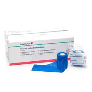 Bandaj autoadeziv flexibil Vet Flex 5 cm x 4,5 m, albastru, 1 buc, CVET
