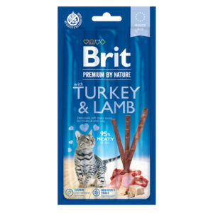 Brit Premium By Nature Cat Sticks With Turkey and Lamb (3 sticks)