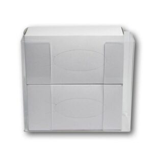 Suport / Dispenser pentru manusi, dublu (2 compartimente), plexiglas CVET