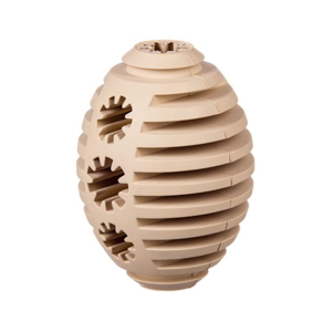 Jucarie BK Minge Rugby Cauciuc Delicacies Bej M 10-11 cm