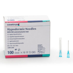 Ace hipodermice de unica folosinta, 23G, albastru, 0.60 x 16 mm, 100 buc/set CVET