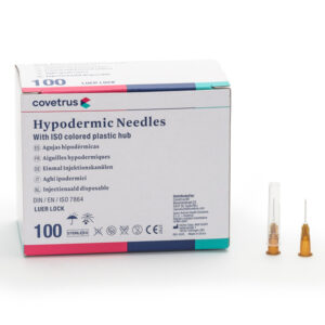 Ace hipodermice de unica folosinta, 26G, maro, 0.45 x 12 mm, ambou lung, 100 buc/set CVET
