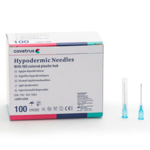 Ace hipodermice de unica folosinta, 23G, albastru, 0.60 x 25 mm,  100 buc/set CVET