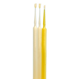 Aplicator cu varf rotund Superfin galben 86 mm 100 buc/set CVET