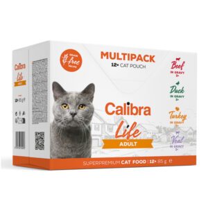 Calibra Cat Life Pouch Adult Multipack 12x85 g
