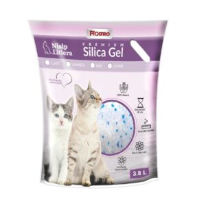 ASTERNUT PENTRU LITIERA PISICI NISIP SILICA-GEL FIGARO PREMIUM 3.8L-CLASIC