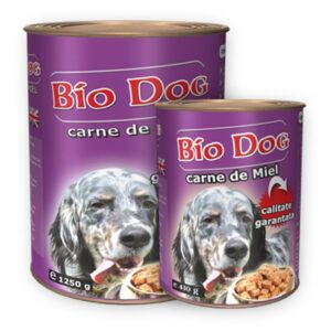 HRANA UMEDA PENTRU CAINI BIODOG MIEL 1250GR (12BUC/BAX)