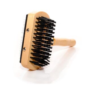 PERIE TESALA DUBLA LEMN PENTRU CAINI