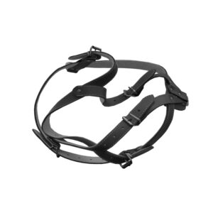HAM PIELE PENTRU CAINI CU ORNAMENT NR.1 NEGRU 40-47CM/16MM